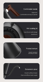 Zestaw do herbaty Matcha, precyzyjny czajnik elektryczny i liście ceremoniałowej matchy AAA klasy